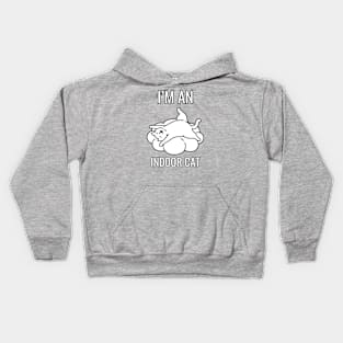 I'm an indoor cat Kids Hoodie